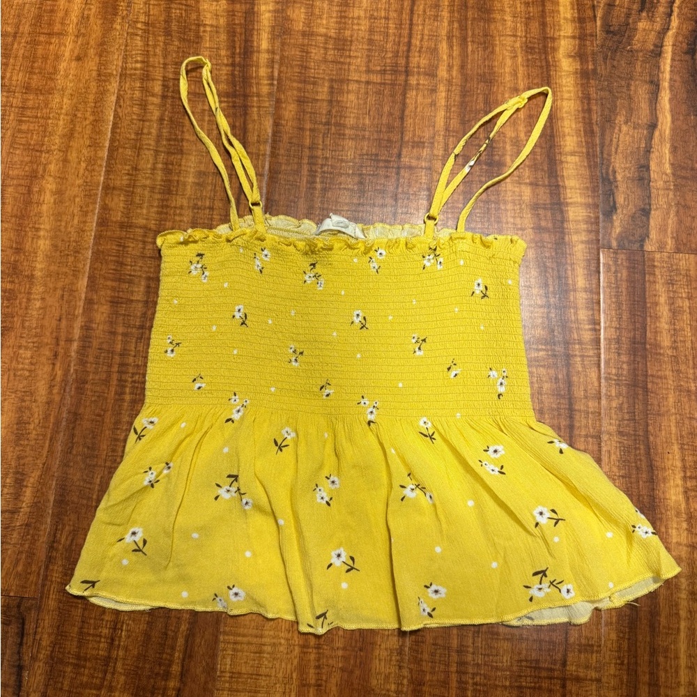 🌊Buy 2 get 1 Free 🌊 La Hearts Smocked Peplum Top